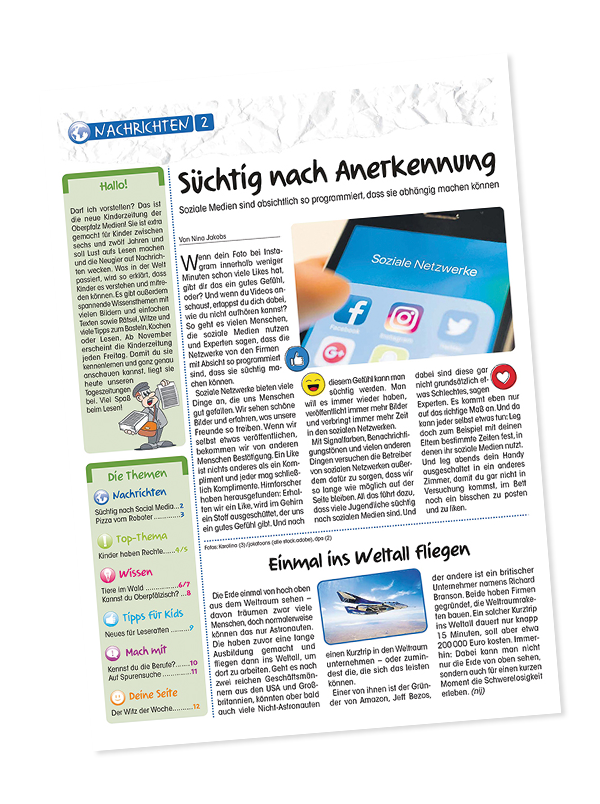 Oberpfalz Medien | Unsere Zeitung für Kinder in der Oberpfalz